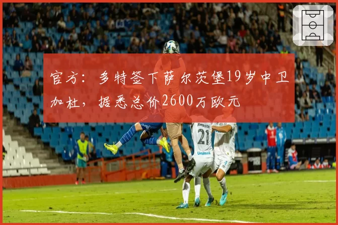 官方：多特签下萨尔茨堡19岁中卫加杜，据悉总价2600万欧元